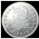 1810 Silver Capped Bust Half Dollar CLOSELY  UNCI
