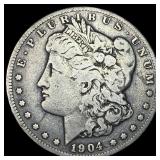 1904-S Silver Morgan Dollar LIGHTLY  CIRCULATED
