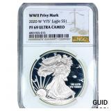 2020-W Silver Eagle NGC PF69 Ultra Cameo