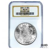 1904-O Morgan Silver Dollar NGC MS63