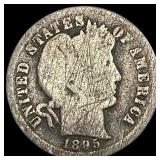 1895-O Silver Barber Dime NICELY CIRCULATED