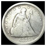 1875-S Silver Twenty Cents NICELY CIRCULATED