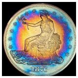 1876-S Silver Trade Dollar UNCIRCULATED