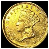 1874 Gold $1 Indian Princess Type 3 HIGH  GRADE
