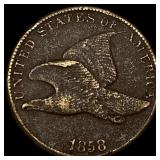 1858 Flying Eagle Cent NEARLY UNCIRCULATED