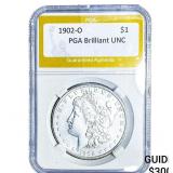 1902-O Morgan Silver Dollar PGA Brilliant UNC