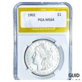 1902 Morgan Silver Dollar PGA MS64