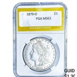 1879-O Morgan Silver Dollar PGA MS63