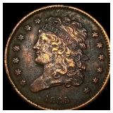 1835 Classic Head Half Cent NEARLY  UNCIRCULATED