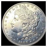 1888-S Silver Morgan Dollar CLOSELY UNCIRCULATED