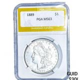 1889 Morgan Silver Dollar PGA MS63
