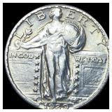 1929 Standing Liberty Silver Quarter CLOSELY  UNC