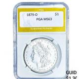 1879-O Morgan Silver Dollar PGA MS63