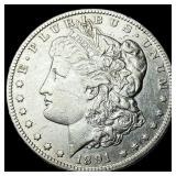 1891-CC Silver Morgan Dollar NEARLY UNCIRCULATED