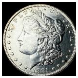 1891 Morgan Silver Dollar CLOSELY UNCIRCULATED