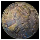 1823 Capped Bust Half Dollar NEARLY UNCIRCULATED