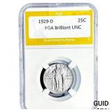1929-D Standing Liberty Quarter PGA Brilliant UNC
