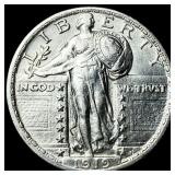 1919 Standing Liberty Silver Quarter CHOICE AU
