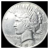 1934 Silver Peace Dollar HIGH GRADE