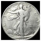 1938-D Silver Walking Liberty Half Dollar HIGH GRA