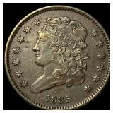 1835 Capped Bust Half Cent CLOSELY  UNCIRCULATED