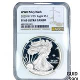 2020-W Silver Eagle NGC PF69 Ultra Cameo