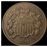 1872 Two-Cent Piece HIGH GRADE