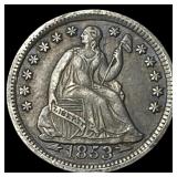 1853-O Arrows Seated Liberty Silver Half Dime  NE