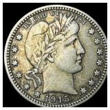 1915 Barber Quarter NEARLY UNCIRCULATED