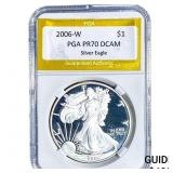 2006-W Silver Eagle PGA PR70 DCAM