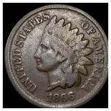 1866 Indian Head Cent LIGHTLY CIRCULATED