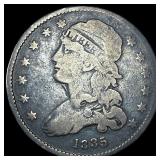 1835 Capped Bust Silver Quarter NICELY  CIRCULATE