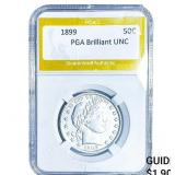 1899 Barber Half Dollar PGA Brilliant UNC