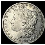 1892-S Silver Morgan Dollar NEARLY UNCIRCULATED