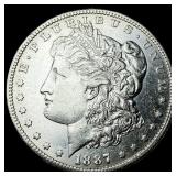 1887-S Silver Morgan Dollar CHOICE AU