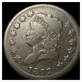 1812 Classic Head Large Cent HIGH GRADE
