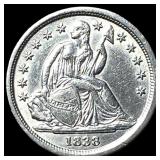 1838 Seated Liberty Silver Dime UNCIRCULATED