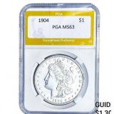 1904 Morgan Silver Dollar PGA MS63