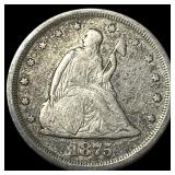 1875-S Silver Twenty Cent Piece LIGHTLY  CIRCULAT