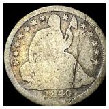 1840-O Silver Half Dime NICELY CIRCULATED