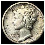 1918-S Silver Mercury Dime CLOSELY UNCIRCULATED