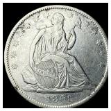 1861-O Silver Half Dollar CLOSELY UNCIRCULATED