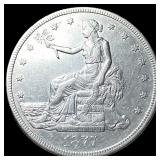 1877-S Silver Trade Dollar CLOSELY  UNCIRCULATED