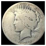 1928 Peace Silver Dollar NICELY CIRCULATED