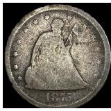 1875-S Silver Twenty Cents NICELY CIRCULATED