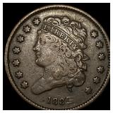 1836 Classic Head Half Cent NEARLY  UNCIRCULATED