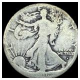 1916-S Silver Walking Liberty Half Dollar  NICELY