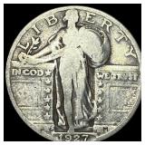 1927-S Standing Liberty Quarter NICELY CIRCULATED