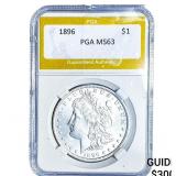1896 Morgan Silver Dollar PGA MS63