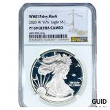 2020-W Silver Eagle NGC PF69 Ultra Cameo